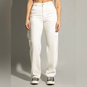 Levi’s Dad Utility Cotton Ivory Straight Leg Jeans